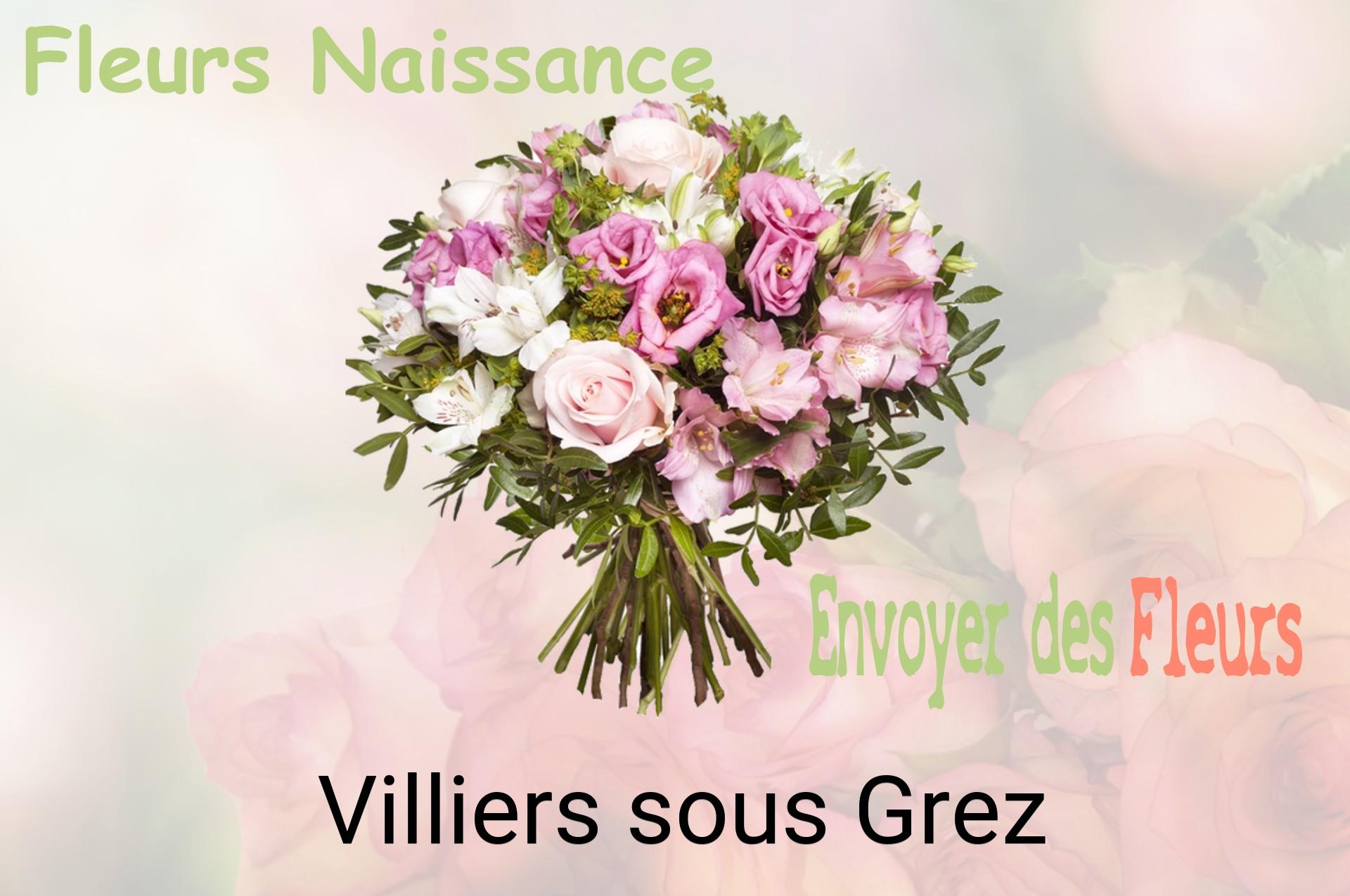 Bouquet de fleurs de naissance livré à Villiers-sous-Grez